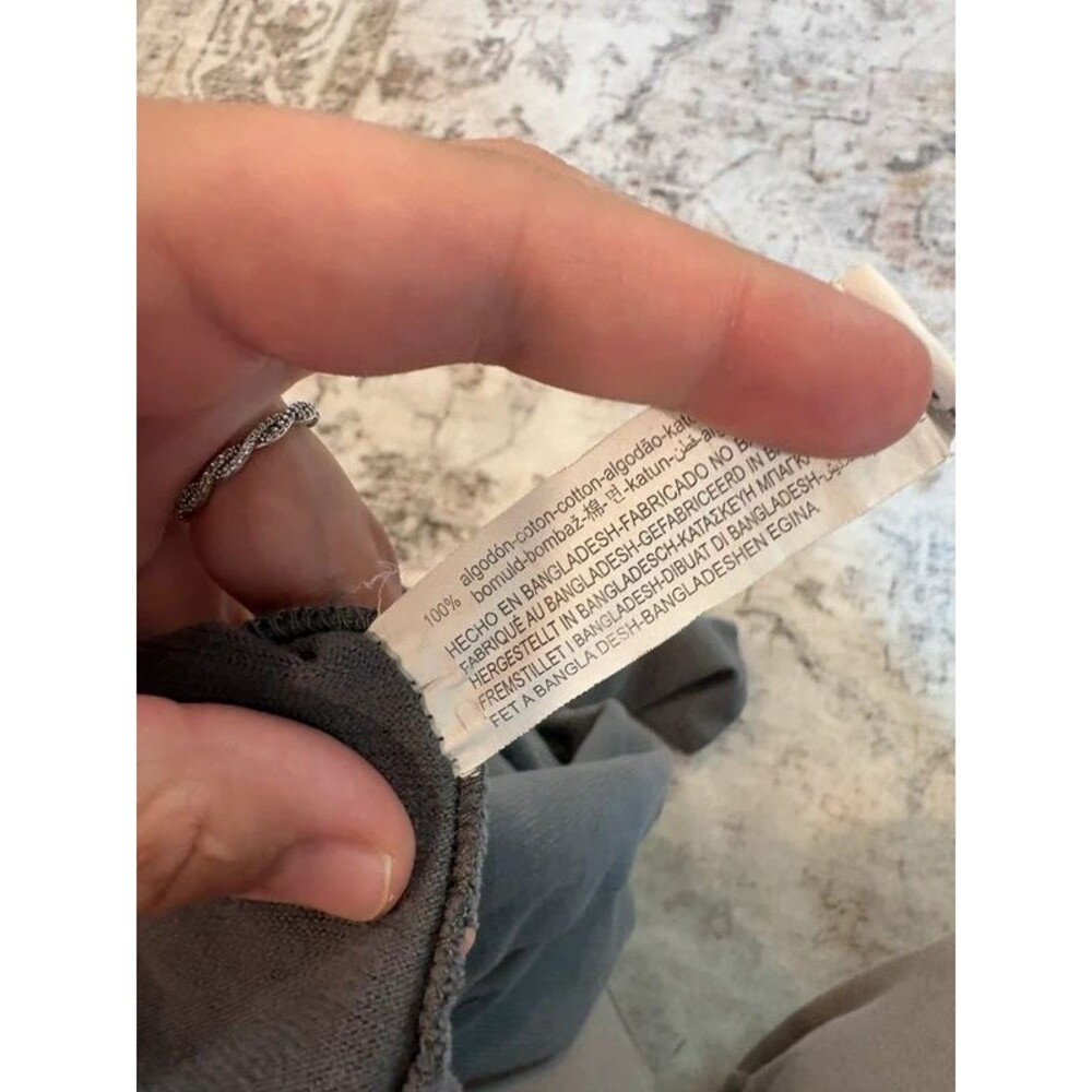 Zara 3/4 gray long sleeve - Picture 5 of 5